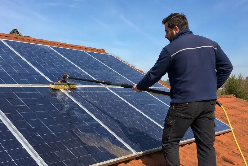 Nettoyage et entretien de panneaux solaires à Marsais-Sainte-Radégonde